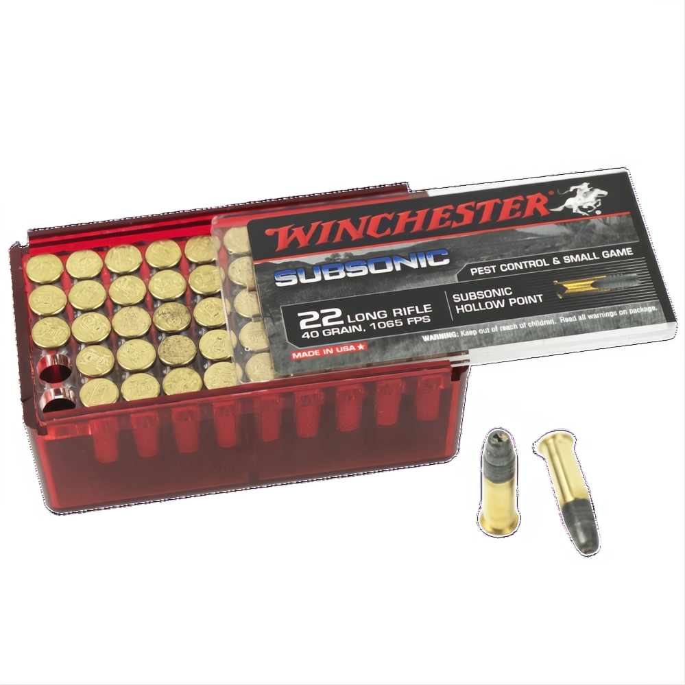 Winchester Subsonic 22LR 40gr HP