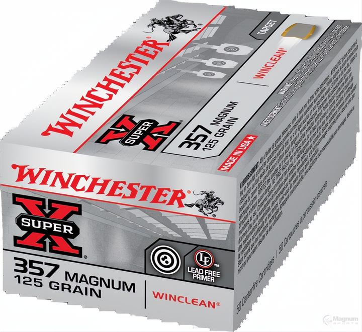 Winchester Super Clean 357 Mag 125gr JFP