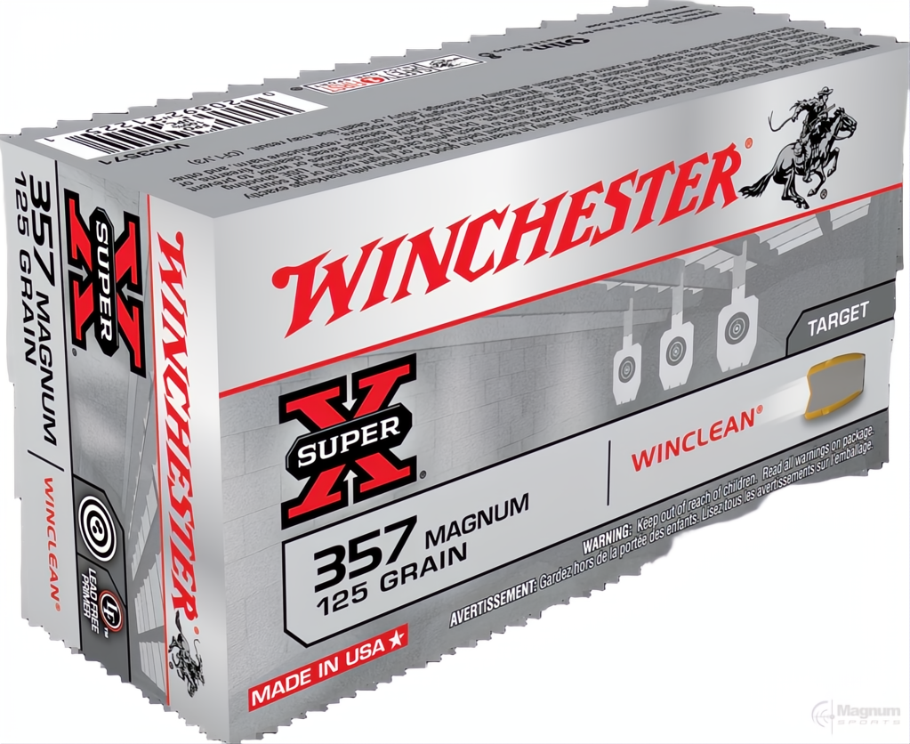 Winchester Super Clean 357 Mag 125gr JFP