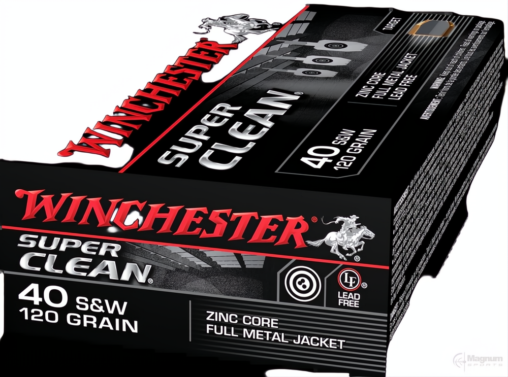 Winchester Super Clean 40S&W 120gr FMJ