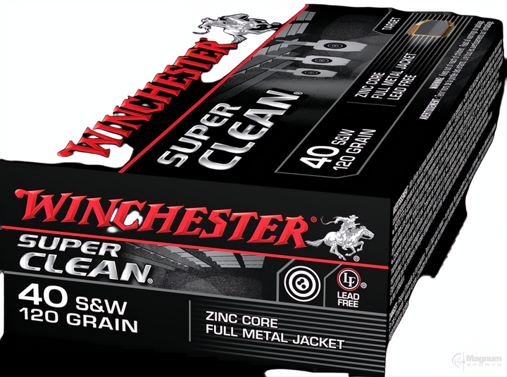 Winchester Super Clean 40S&amp;W 120gr FMJ