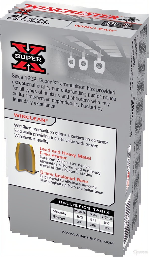 Winchester Super Clean 45 Auto 230gr BEB
