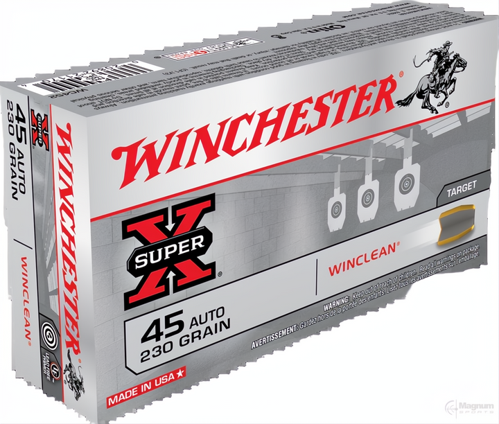 Winchester Super Clean 45 Auto 230gr BEB