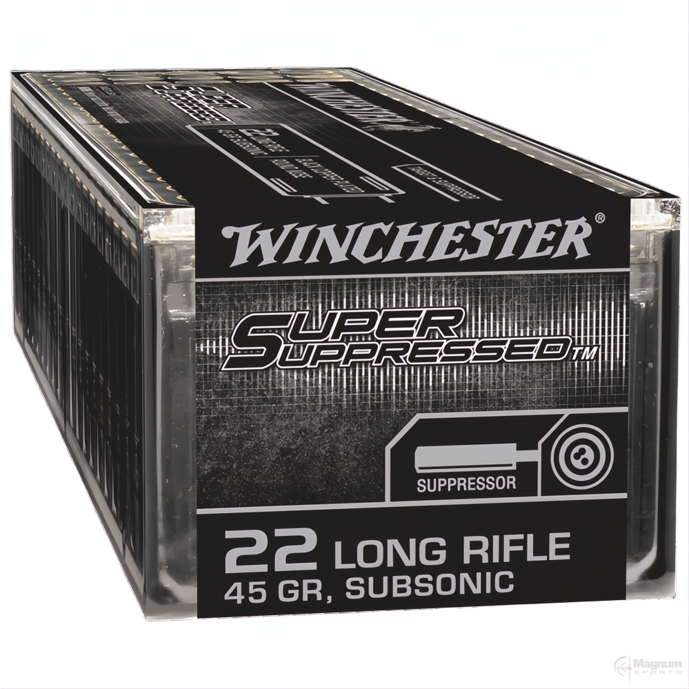 Winchester Super Suppressed 22LR 45gr LRN