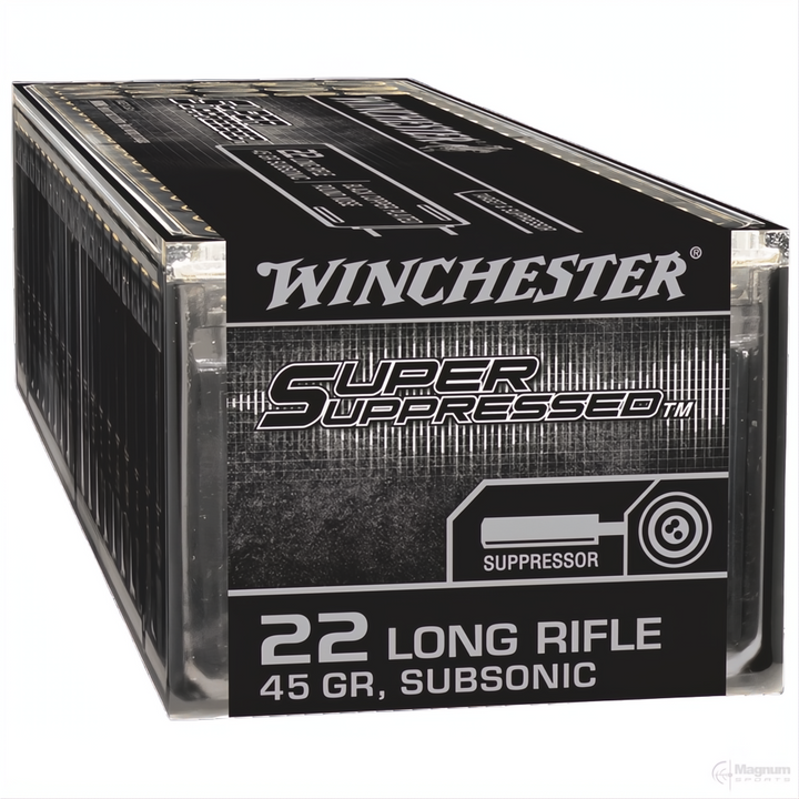Winchester Super Suppressed 22LR 45gr LRN