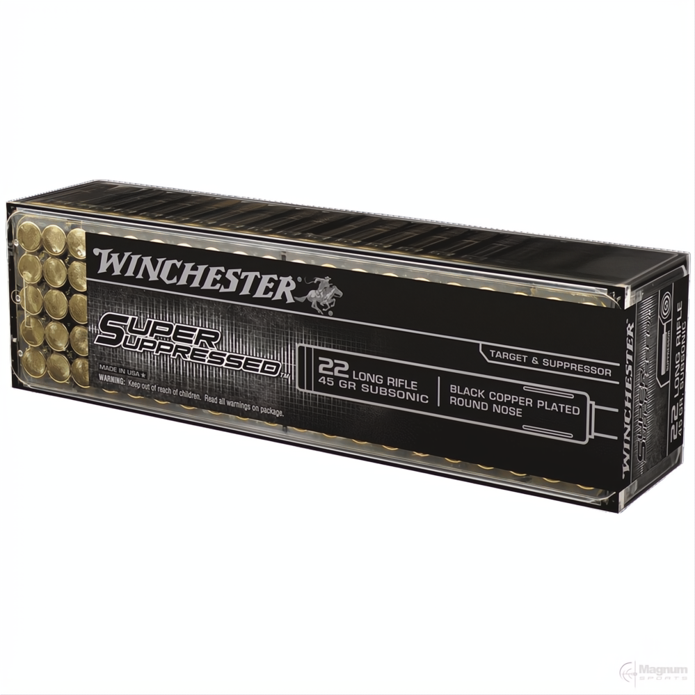 Winchester Super Suppressed 22LR 45gr LRN