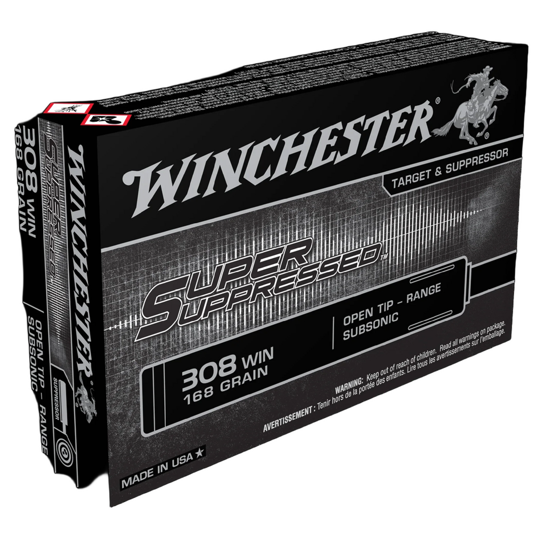 Winchester Super Suppressed 308Win 168gr