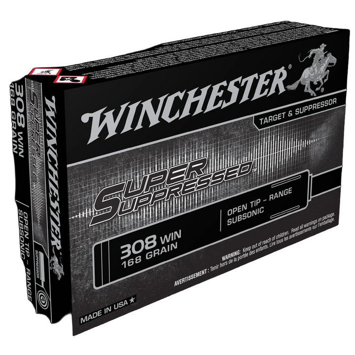 Winchester Super Suppressed 308Win 168gr