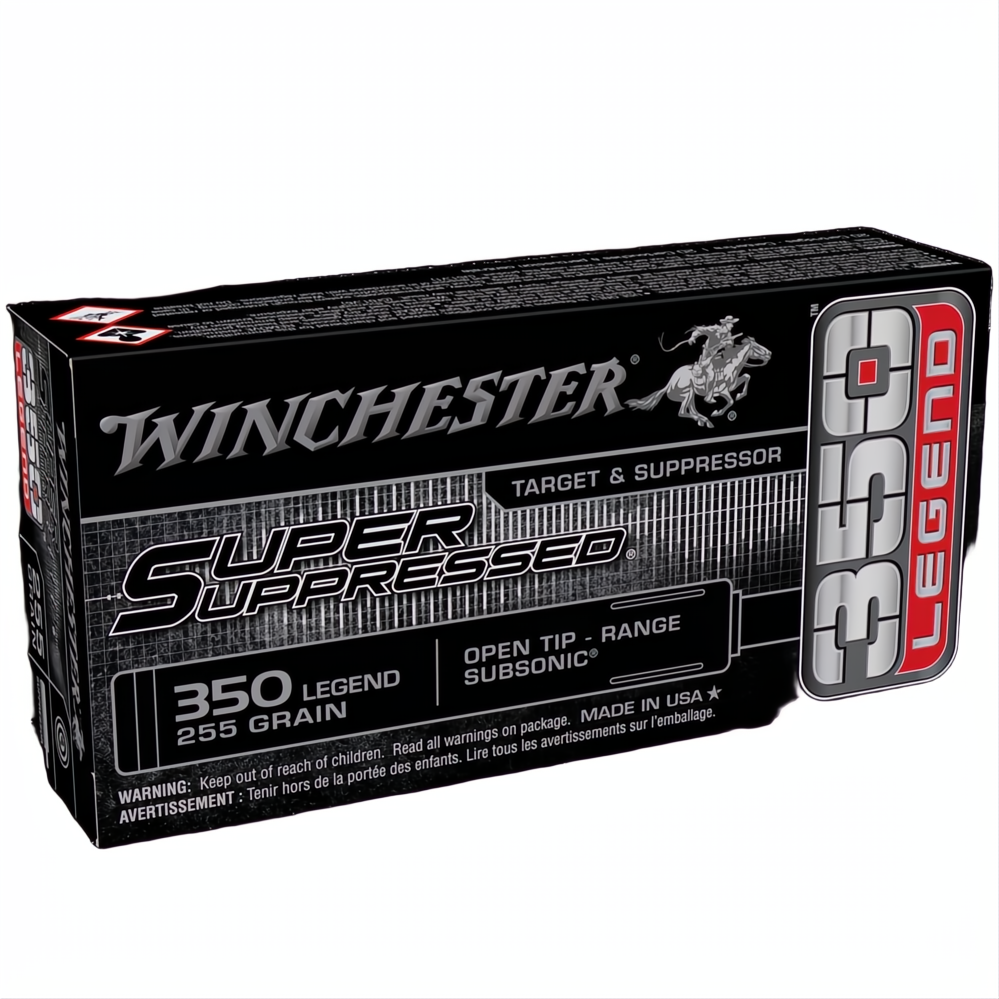 Winchester Super Suppressed 350 Legend 255gr OT