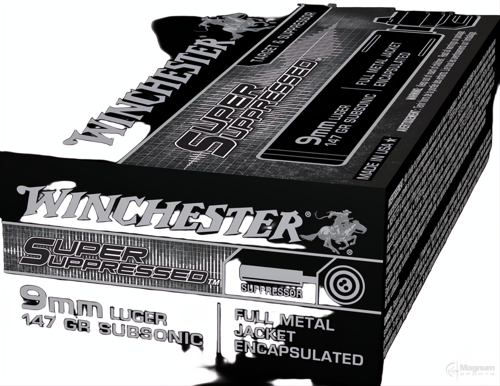 Winchester Super Suppressed 9mm 147gr FMJ