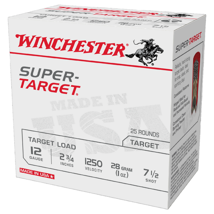 Winchester Super Target 12G 125fps 7.5 2-3/4" 28gm