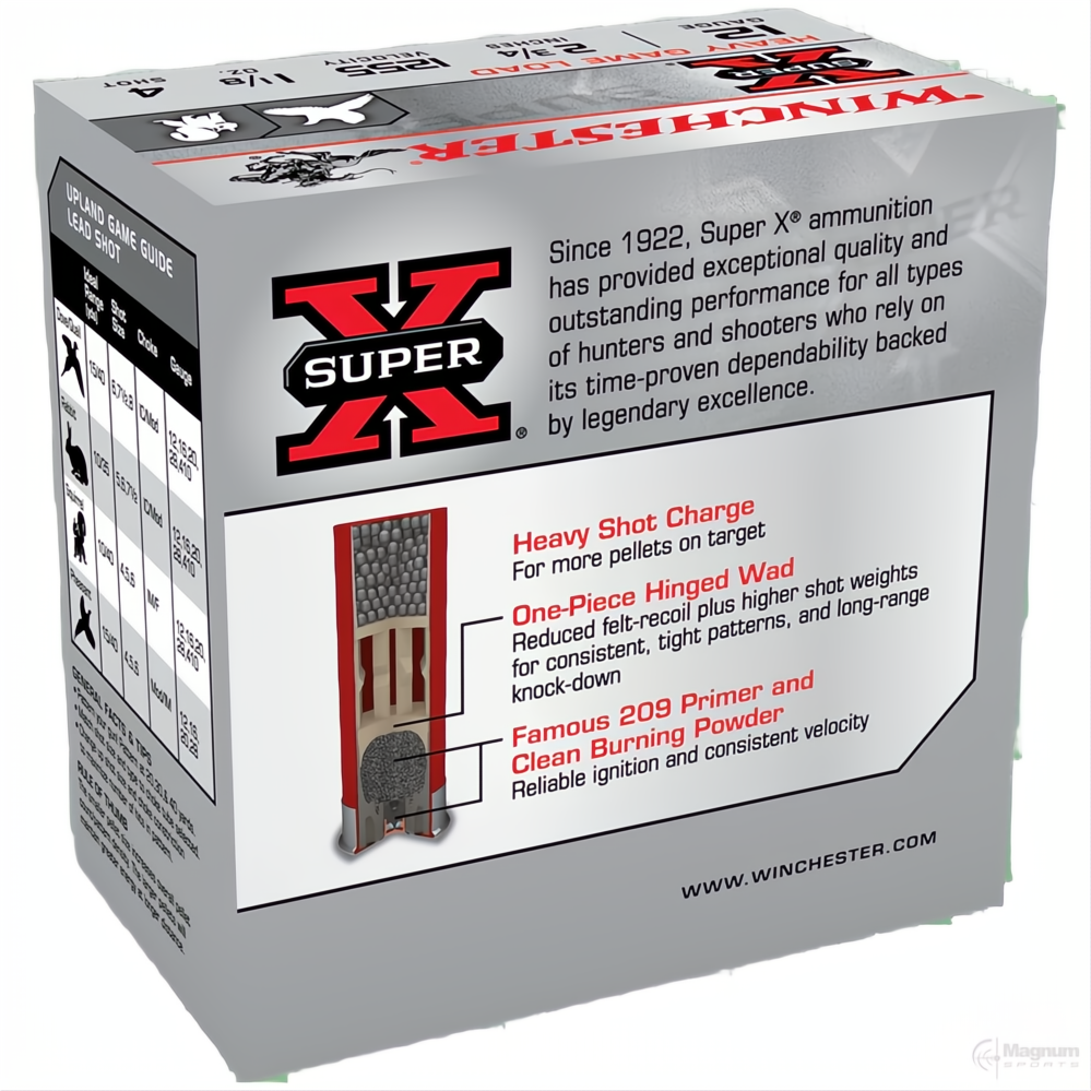 Winchester Super X 12G 4 2-3/4" 32gm