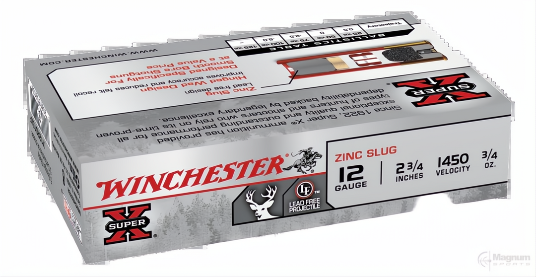 Winchester Super X 12G Rifled Slug LF 2-3/4" 21 gm
