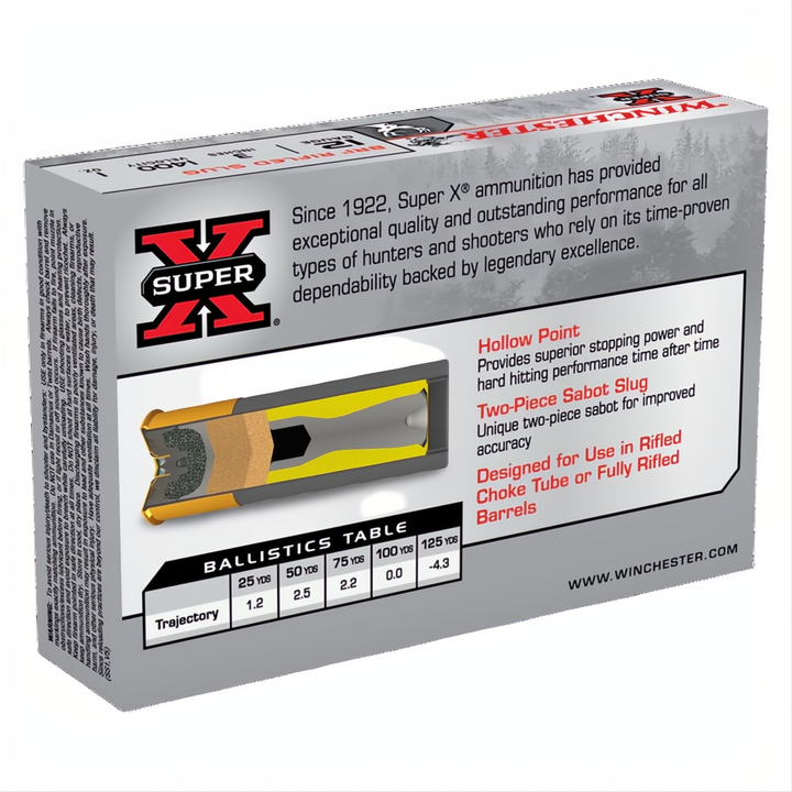 Winchester Super X 12G Sabot Slug 3" 28gm