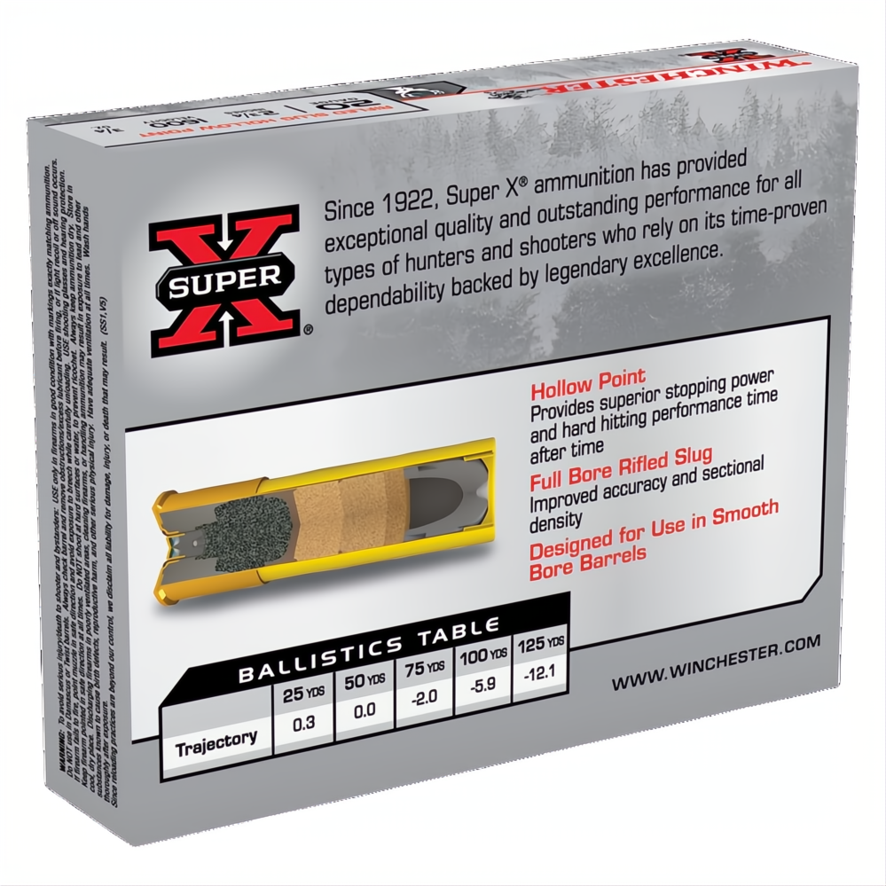 Winchester Super X 20G Rifled Slug 2-3/4" 21gm