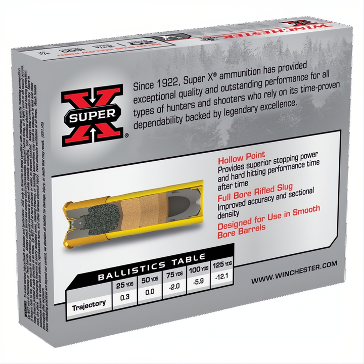 Winchester Super X 20G Rifled Slug 2-3/4" 21gm