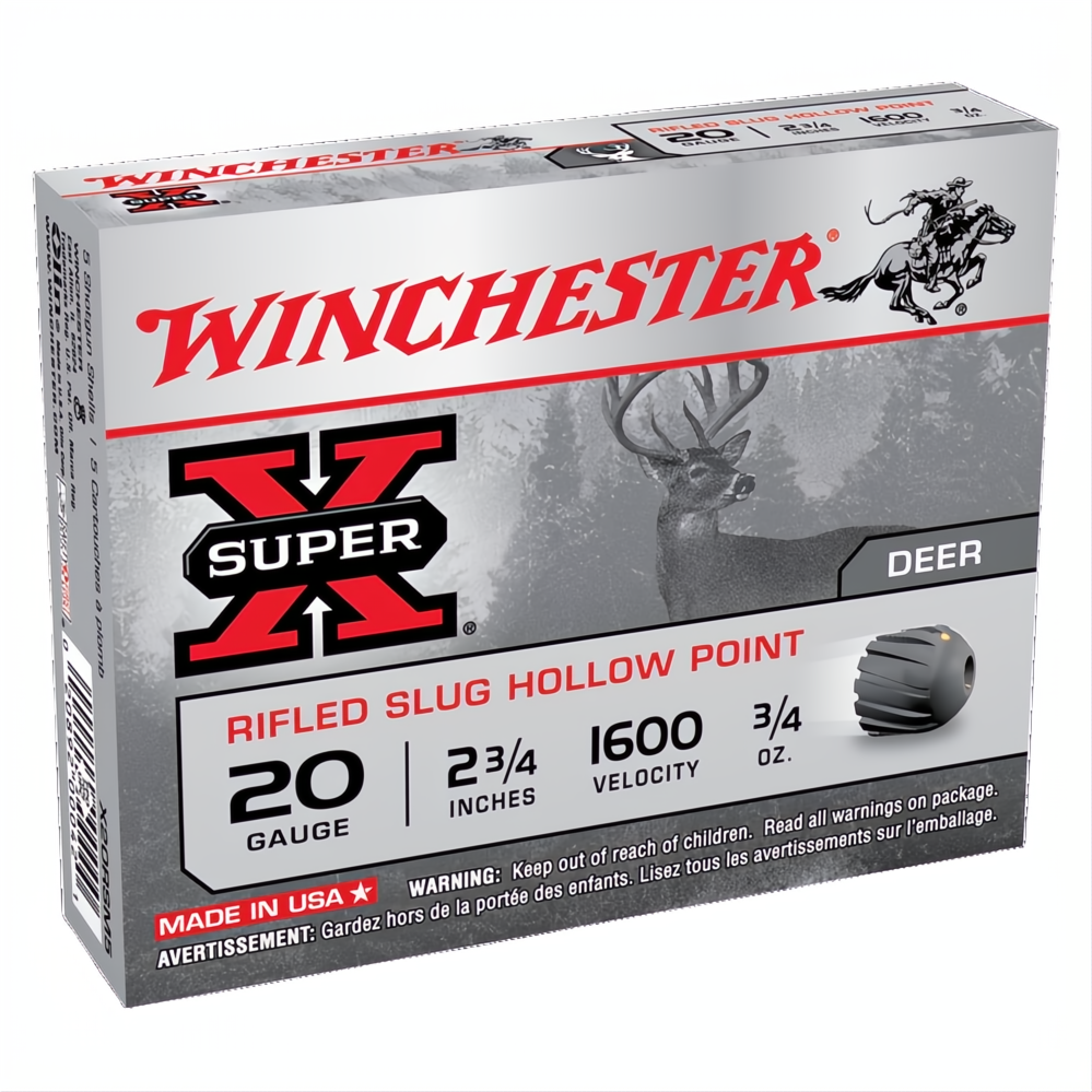 Winchester Super X 20G Rifled Slug 2-3/4" 21gm