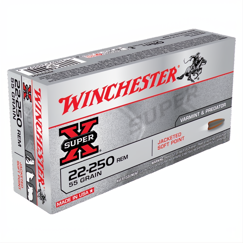 Winchester Super X 22-250Rem 55gr PSP