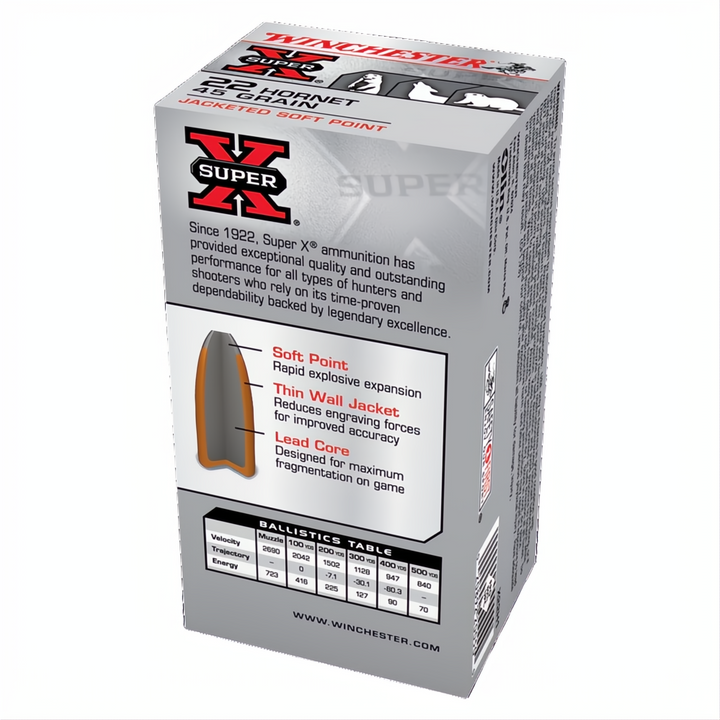 Winchester Super X 22H 45gr SP