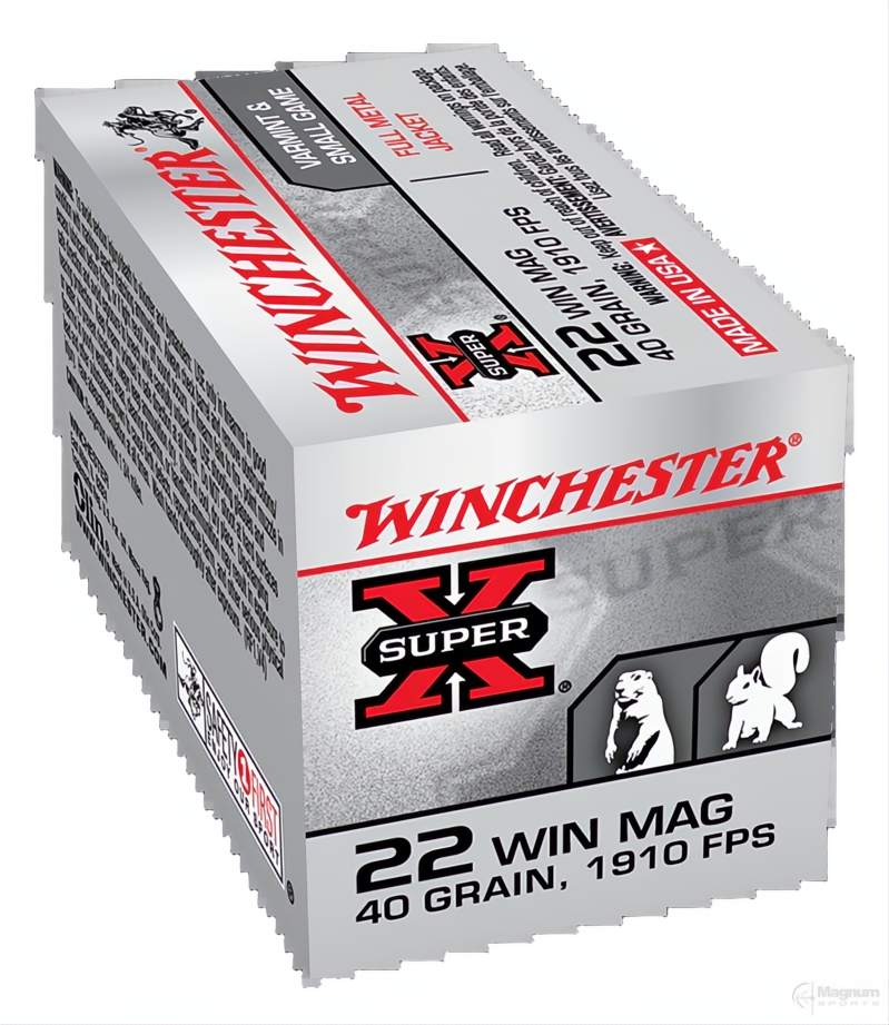 Winchester Super X 22WMR 40gr Fmj