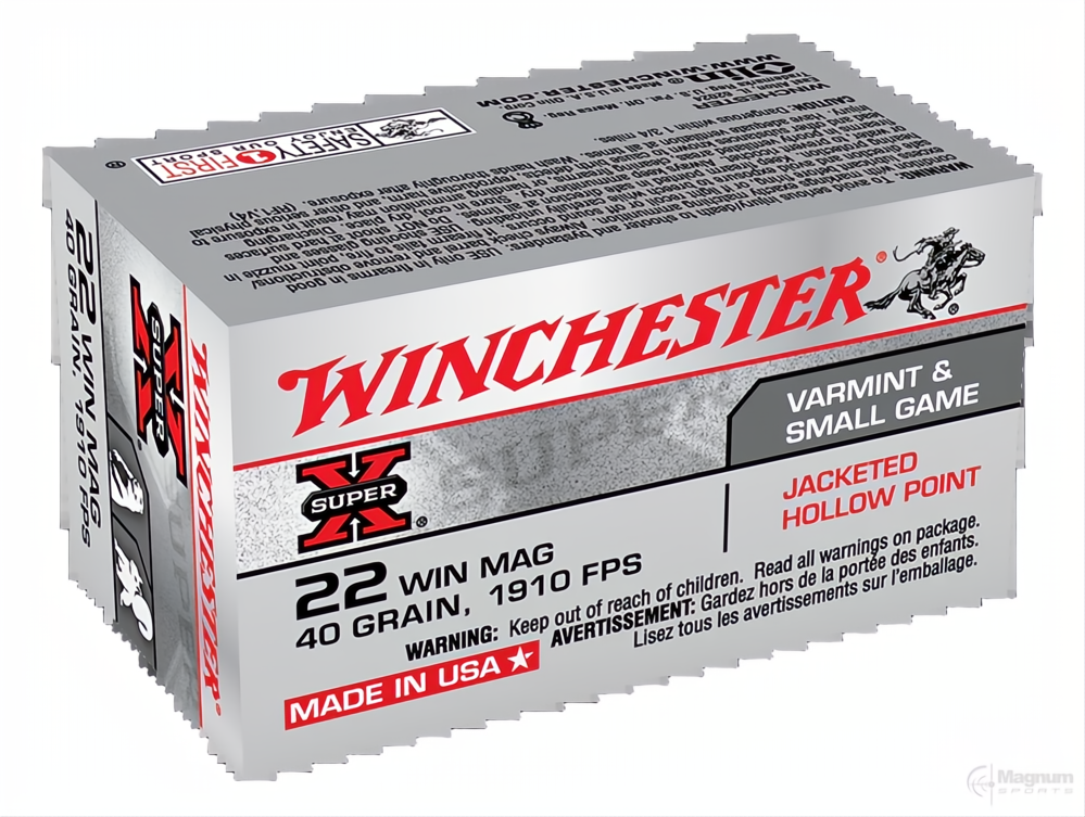 Winchester Super X 22WMR 40gr JHP