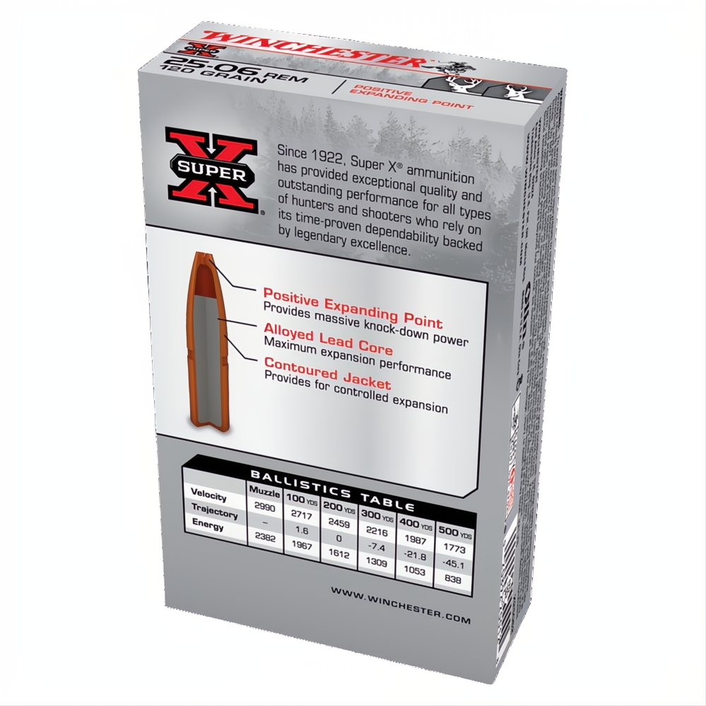 Winchester Super X 25-06Rem 120gr PEP