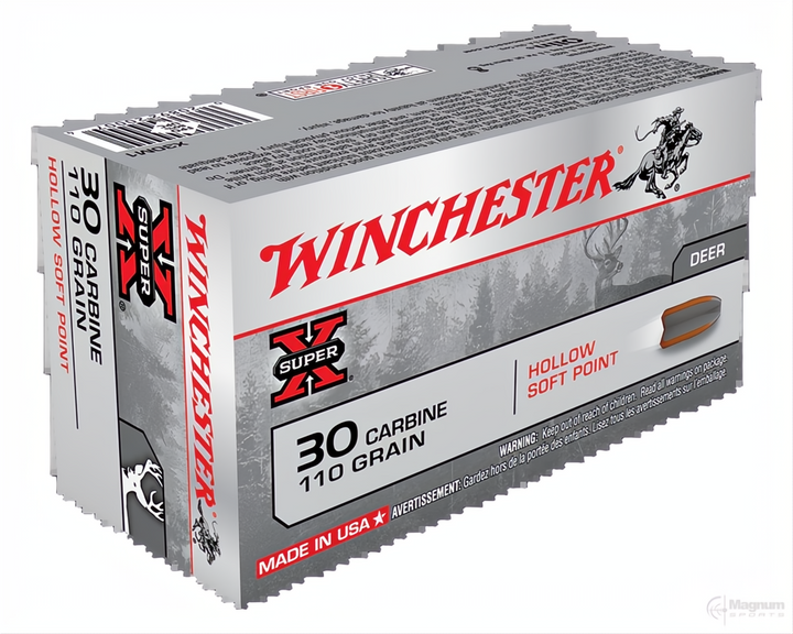 Winchester Super X 30 Carbine 110gr HSP