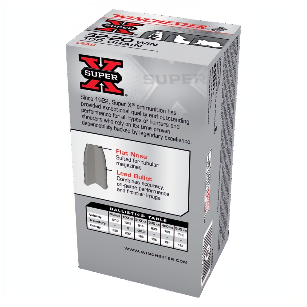 Winchester Super X 32-20Win 100gr Lead
