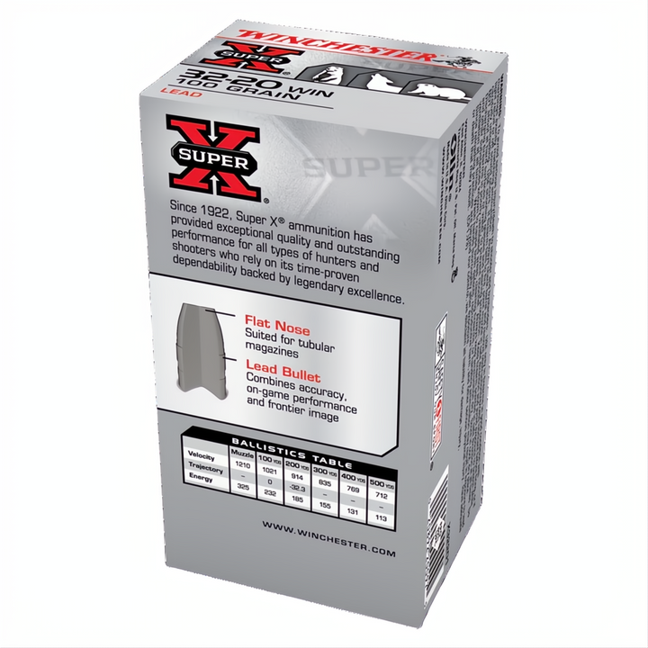 Winchester Super X 32-20Win 100gr Lead