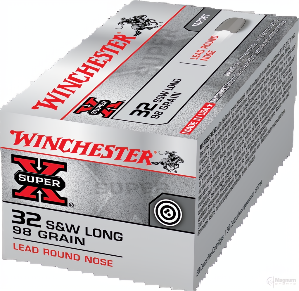 Winchester Super X 32S&amp;W Long 98gr LRN