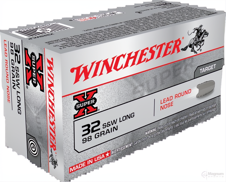 Winchester Super X 32S&amp;W Long 98gr LRN