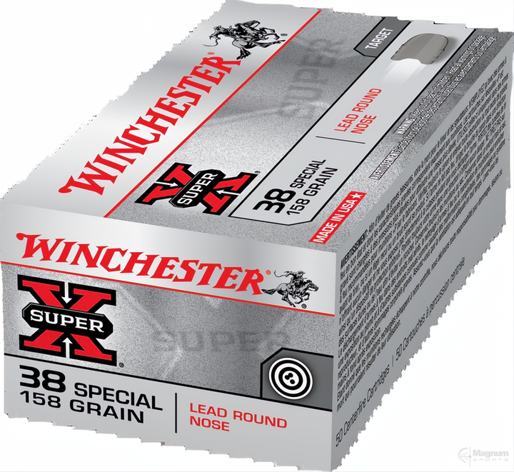 Winchester Super X 38SP 158gr LRN