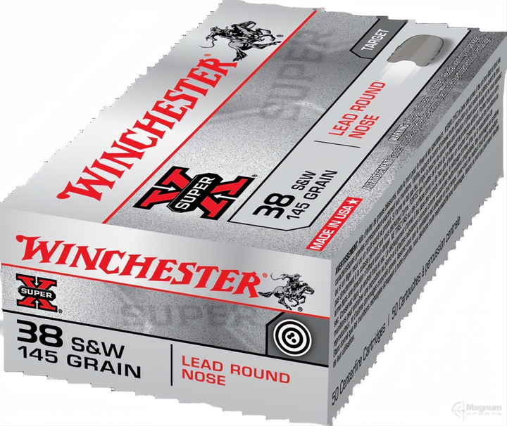 Winchester Super X 38S&amp;W 145gr LRN