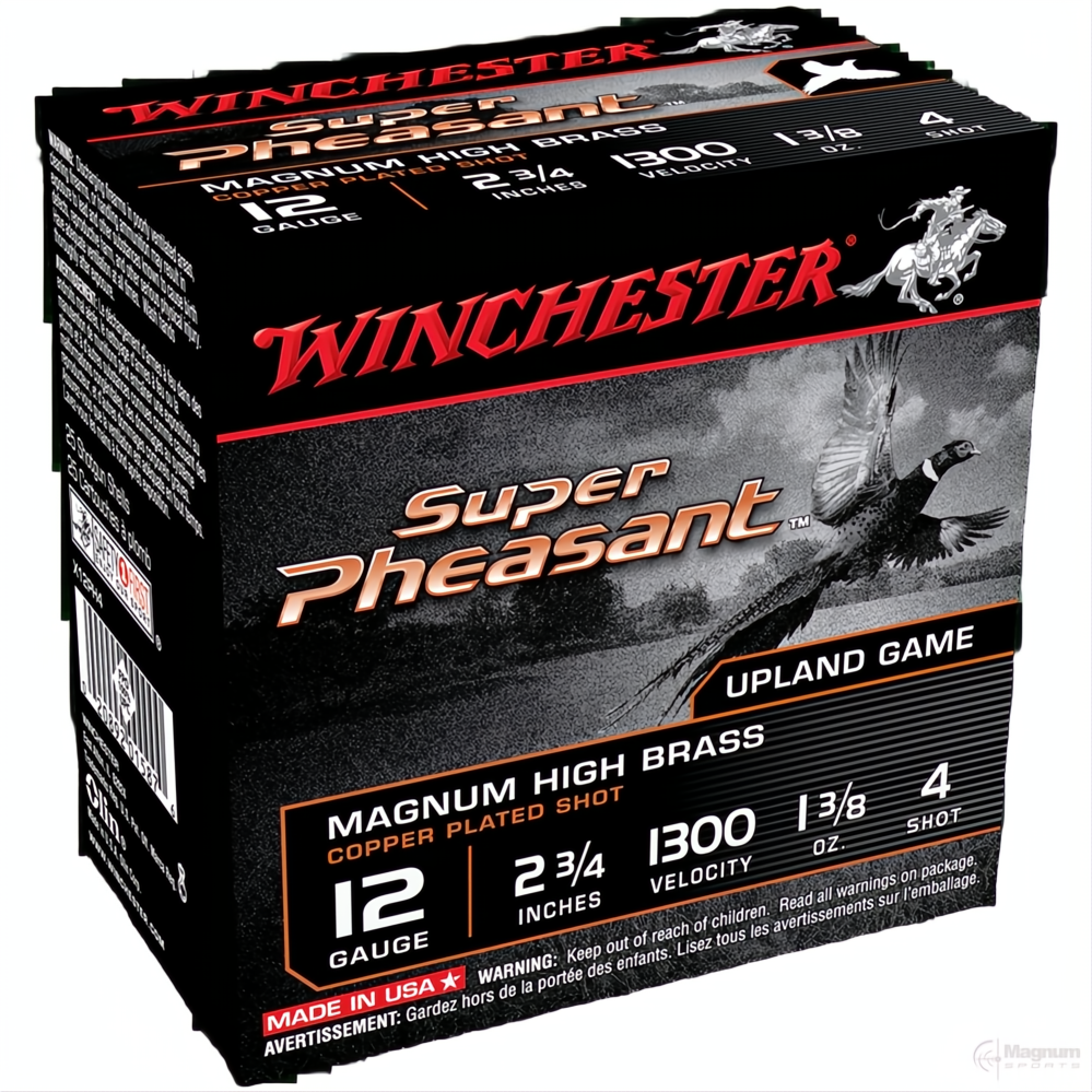 Winchester Super X Pheasant 12G 4 2-3/4" 40gm