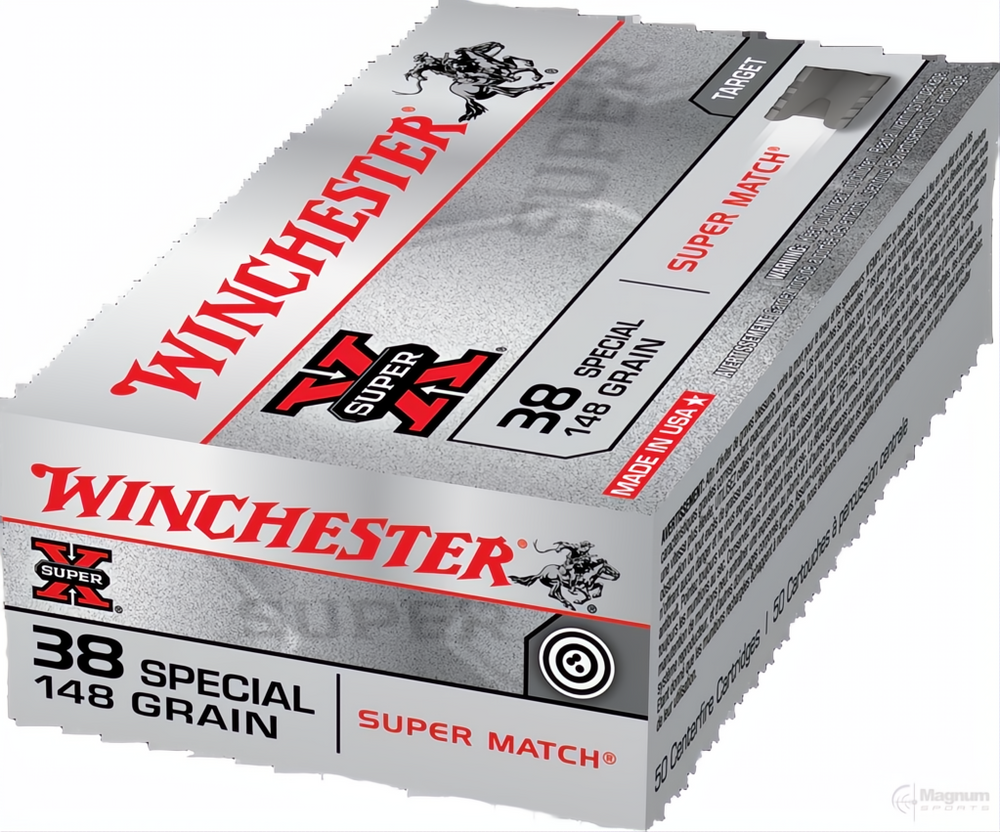 Winchester Super X Super Match 38SP 148gr LWC