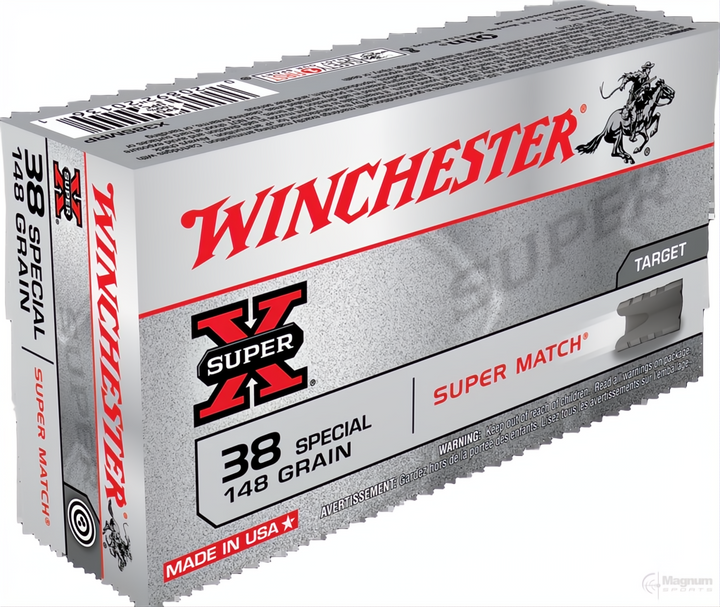 Winchester Super X Super Match 38SP 148gr LWC