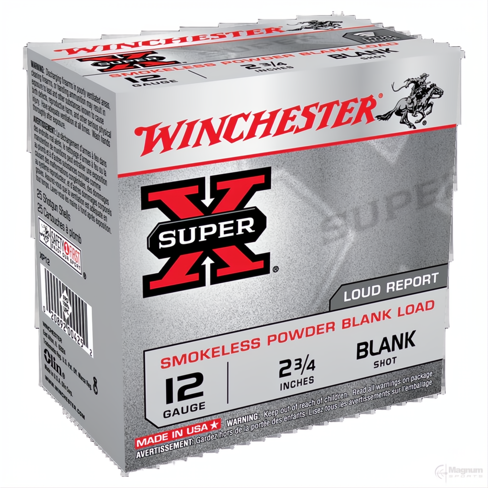 Winchester Super X Trial Popper 12G Blank 2-3/4"