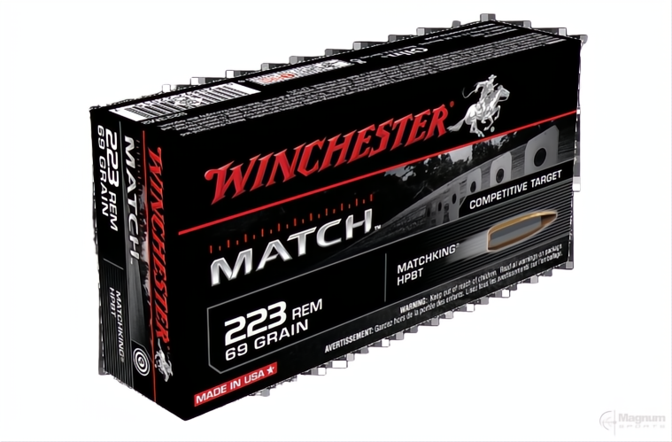 Winchester Supreme 223Rem 69gr BTHP Match