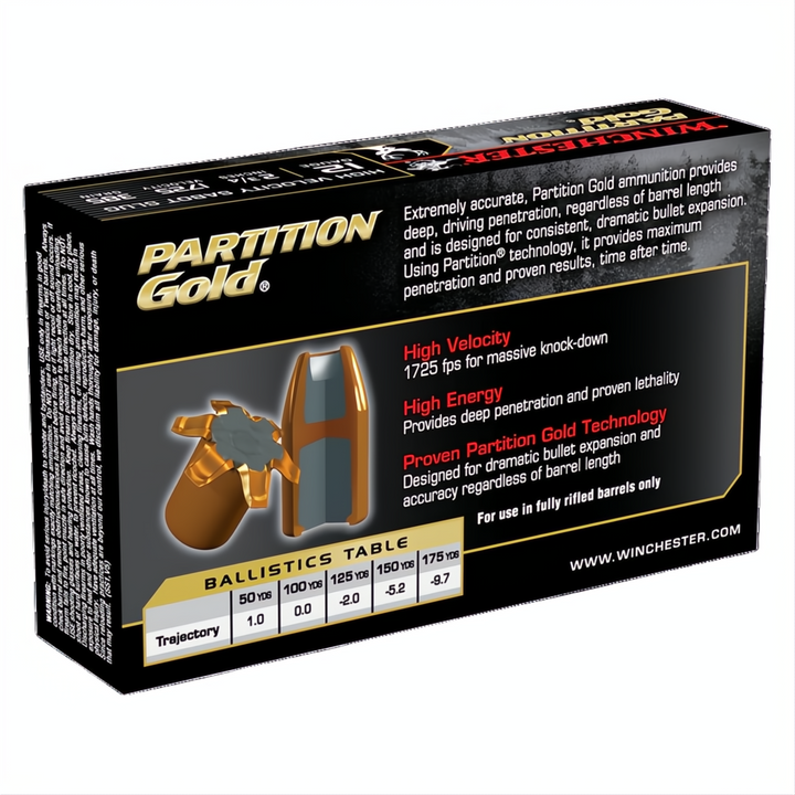 Winchester Supreme Partition Gold 12G Slug 2-3/4" 385gr