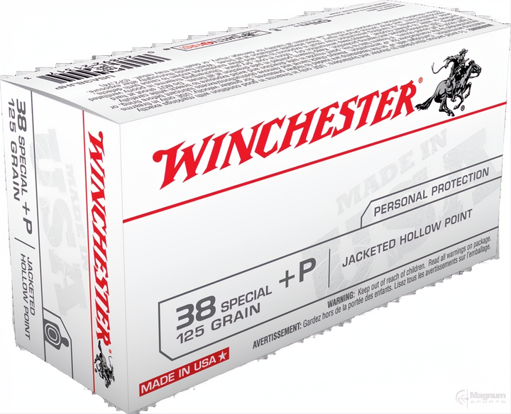 Winchester Value Pack 38SP +P 125gr JHP