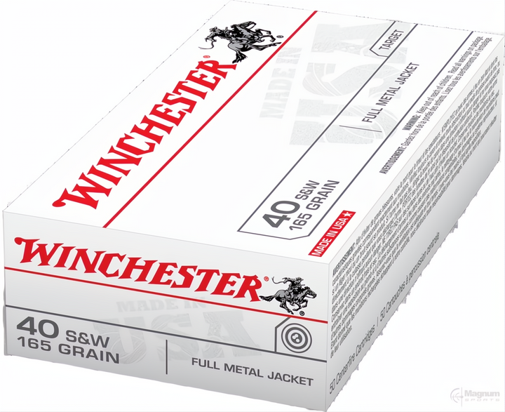 Winchester Value Pack 40S&amp;W 165gr FMJ FN