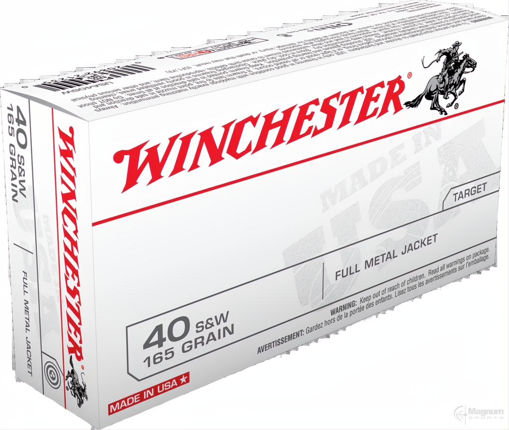 Winchester Value Pack 40S&amp;W 165gr FMJ FN