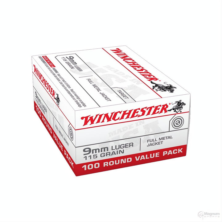 Winchester Value Pack 9mm 115gr FMJ