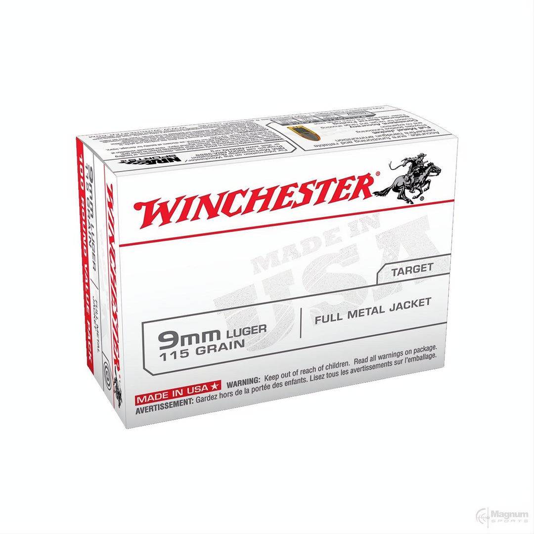 Winchester Value Pack 9mm 115gr FMJ