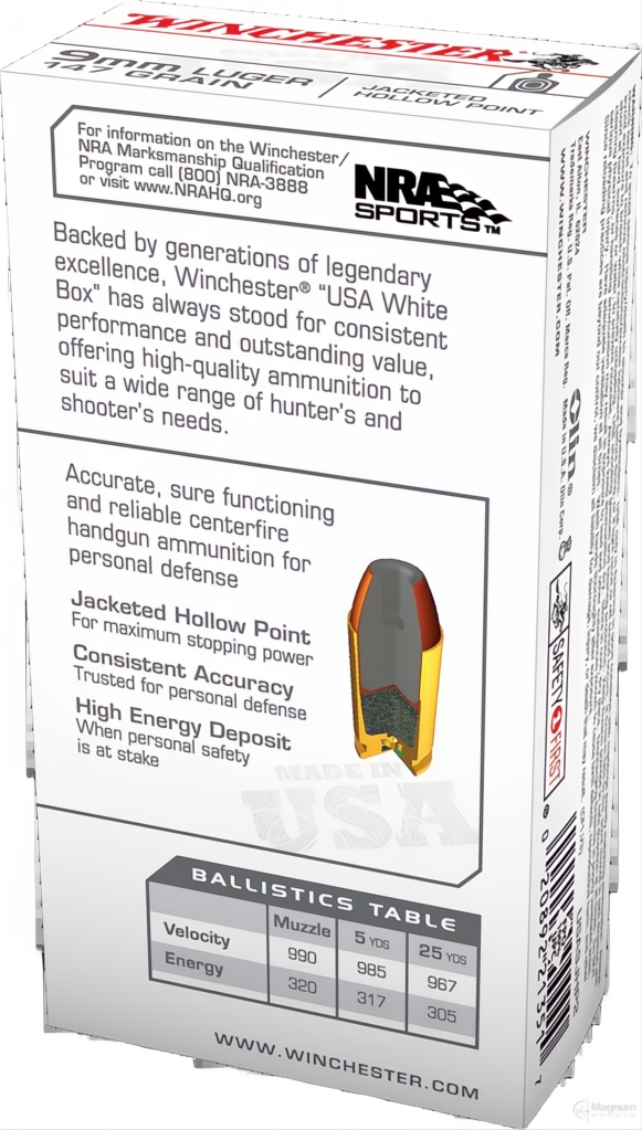 Winchester Value Pack 9mm 147gr JHP