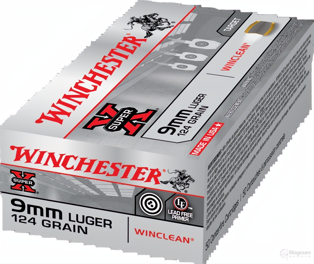 Winchester Winclean 9mm 124gr BEB