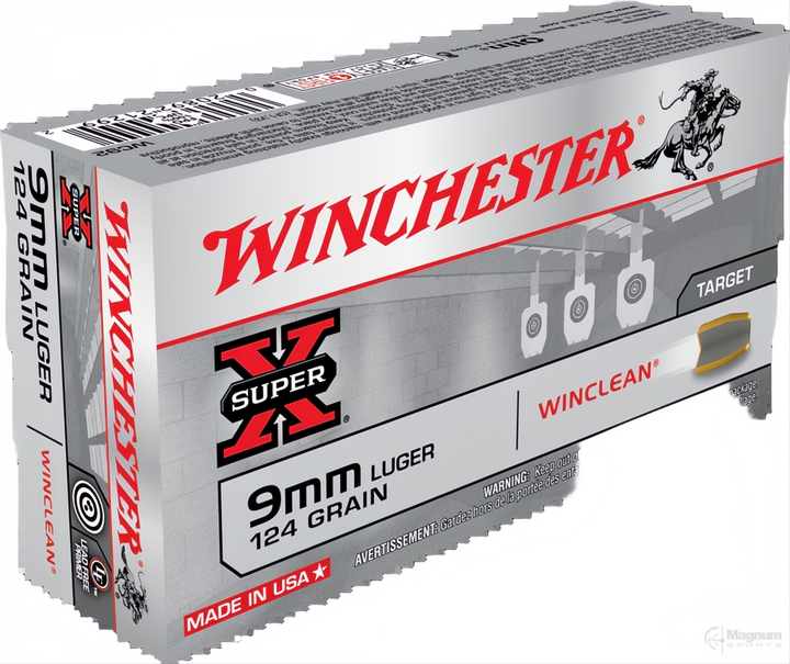 Winchester Winclean 9mm 124gr BEB