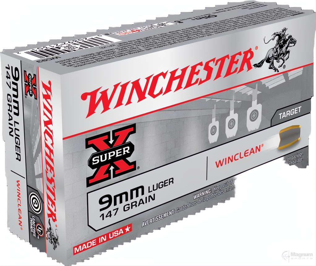 Winchester Winclean 9mm 147gr BEB