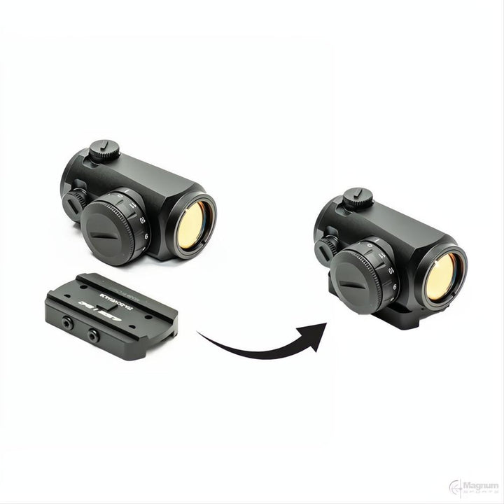 ZEROTECH AIMPOINT MICRO TO DOVETAIL 3/8" ADAPTER