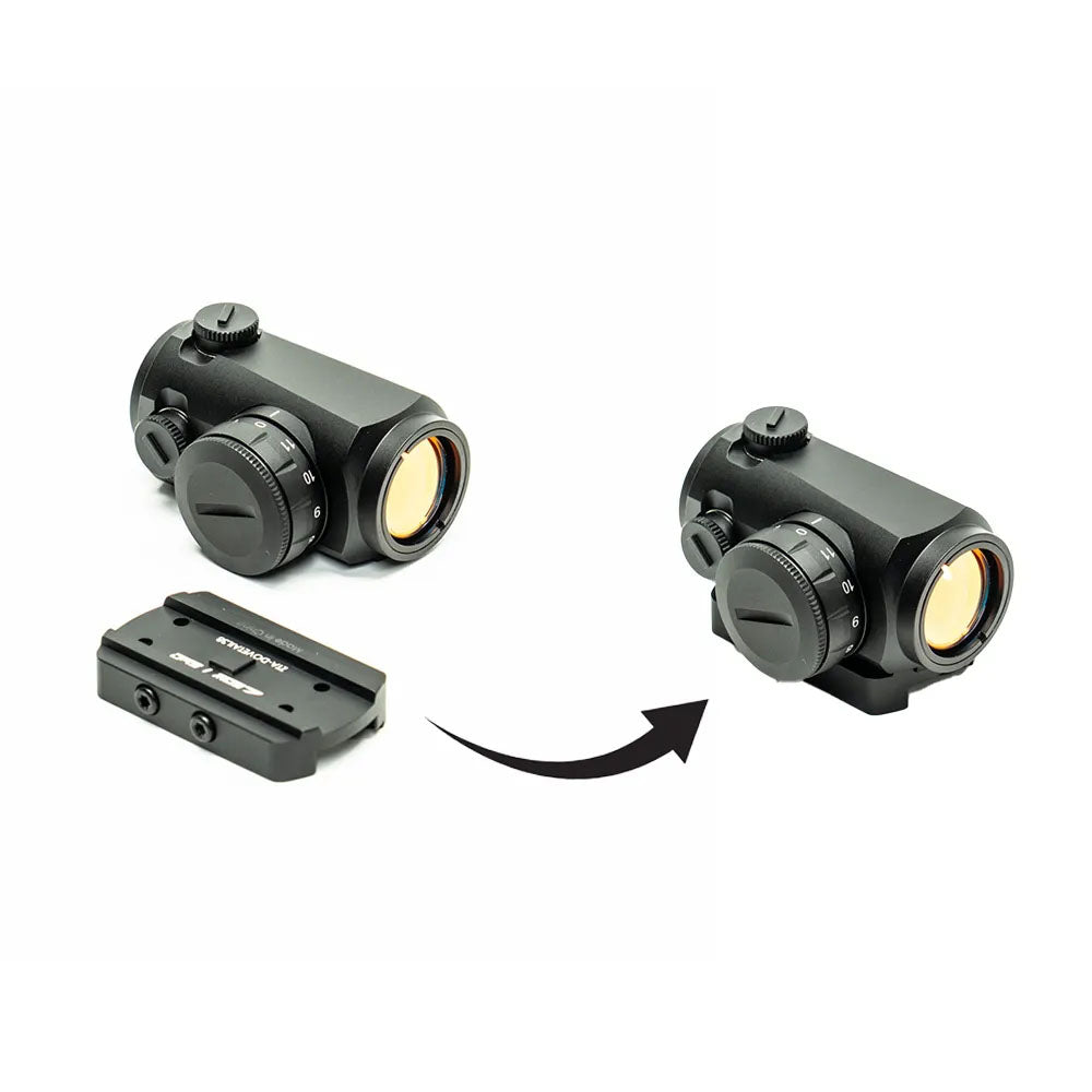 ZEROTECH AIMPOINT MICRO TO DOVETAIL 3/8" ADAPTER